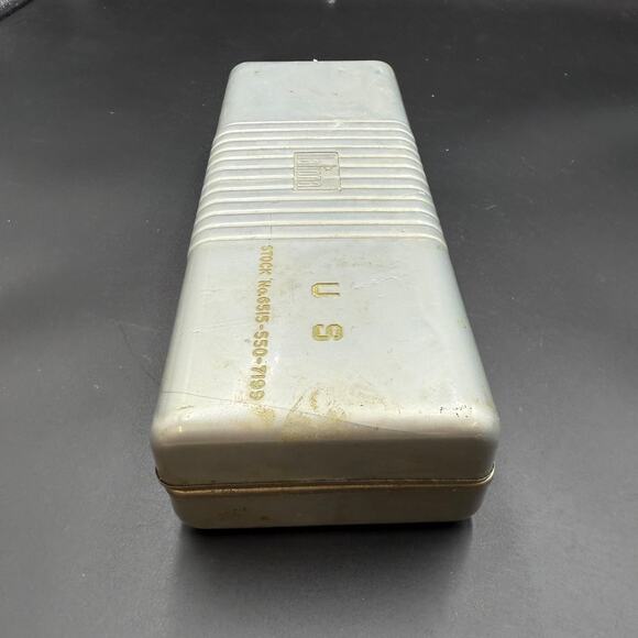 Vintage US National Guard Box Gray Case - Picture 5 of 16